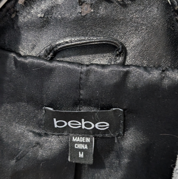 Bebe Snow Leopard Trench Coat - US M - Picture 9 of 16